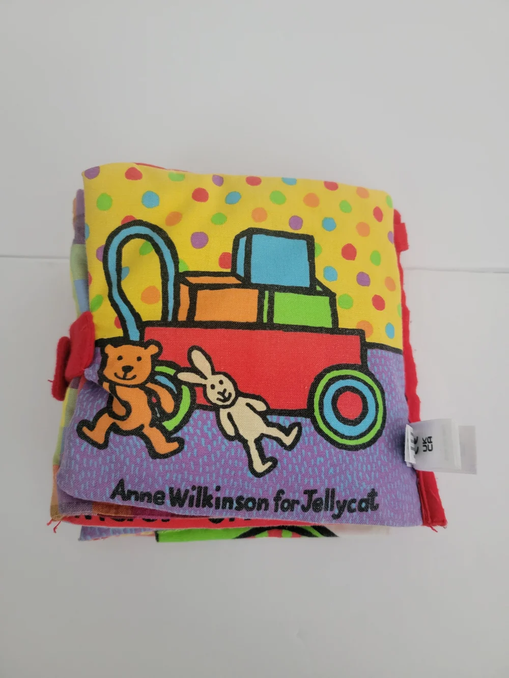 Jellycat Colorful Baby Cloth Book - 'Where is My Belly Button?'